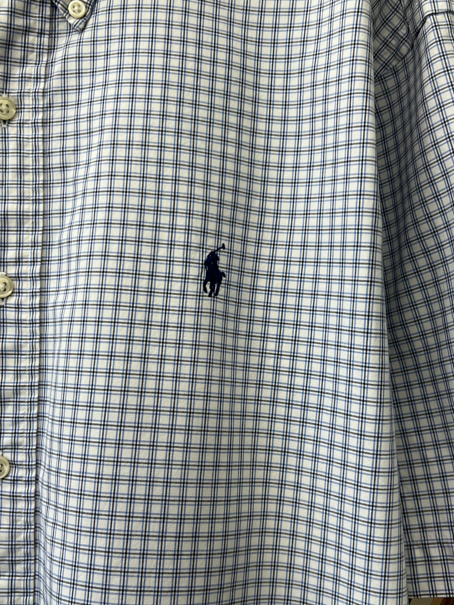 Ralph Lauren® White Check | Chest 27 | XXL | Shirt | Cotton