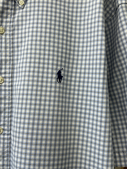 Ralph Lauren® White Check | Chest 27 | XXL | Shirt | Cotton