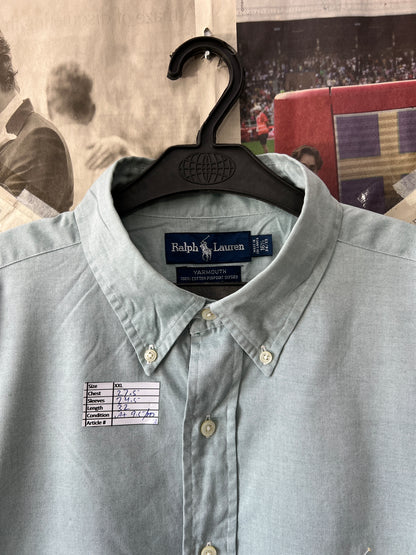 Ralph Lauren® XXL | Chest 27.5 | Cucumber | Shirt | Cotton