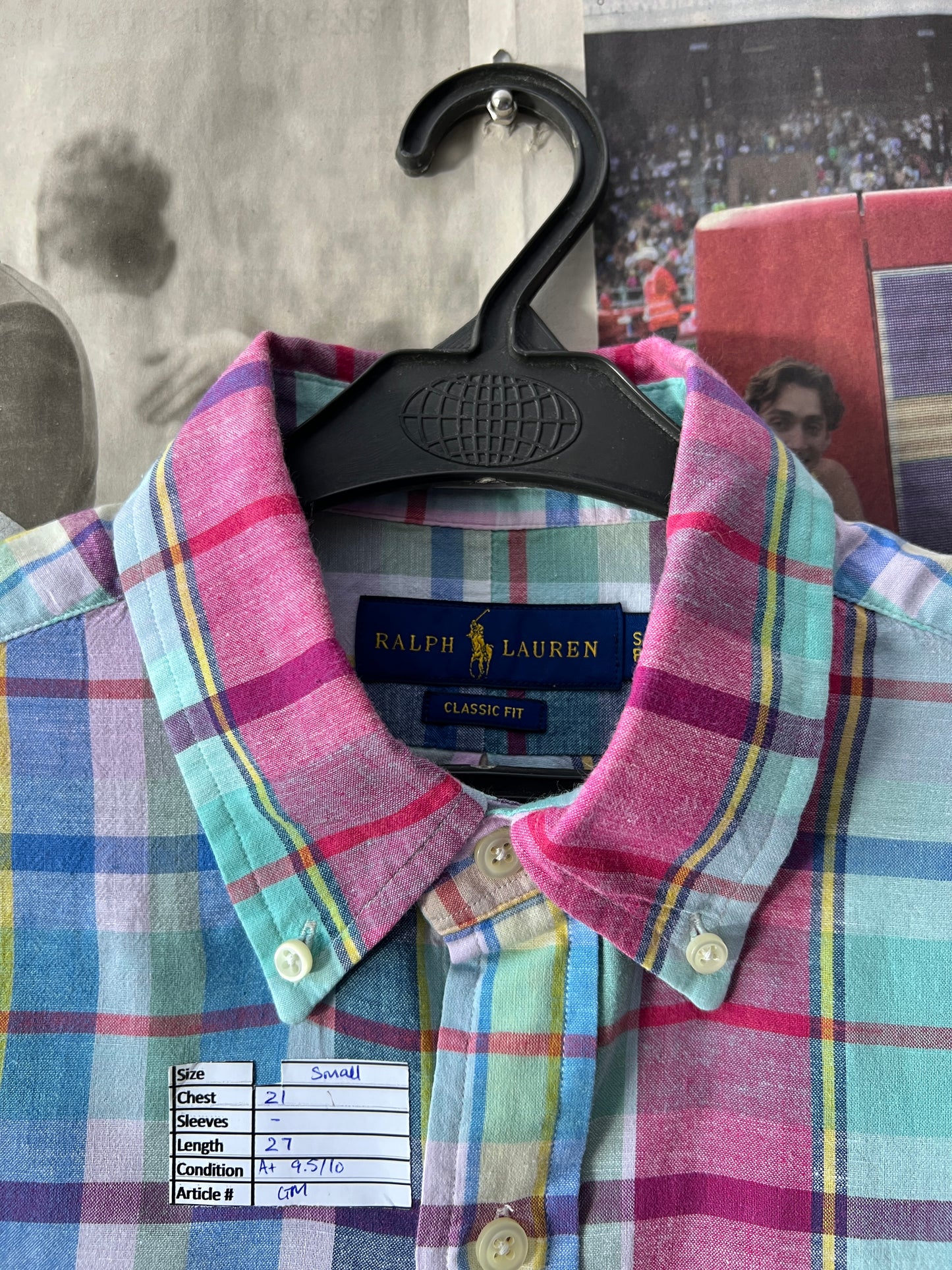 Ralph Lauren® Madras Pattern – (Chest: 21)