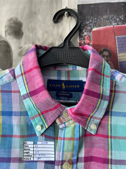 Ralph Lauren® Madras Pattern – (Chest: 21)