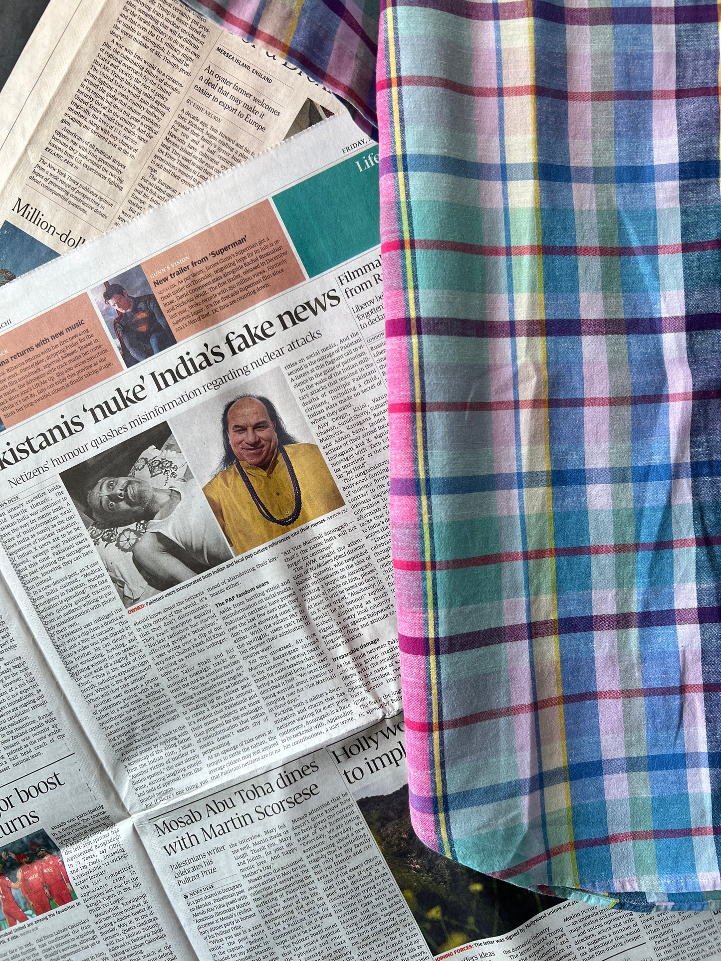 Ralph Lauren® Madras Pattern – (Chest: 21)