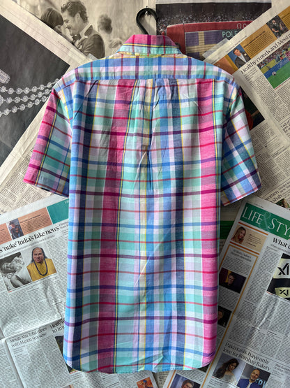 Ralph Lauren® Madras Pattern – (Chest: 21)