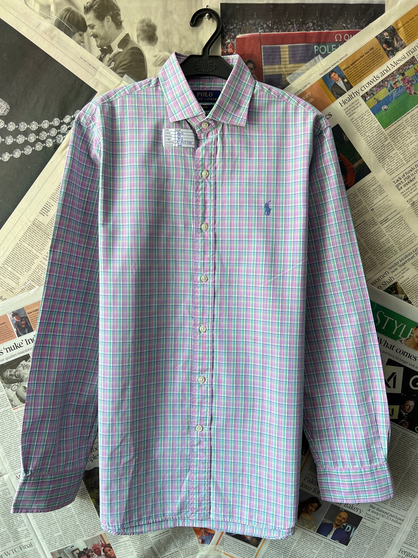 Ralph Lauren® Multicolor Check – (Chest: 20.5)