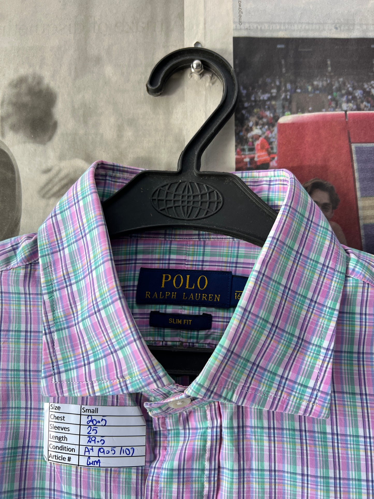 Ralph Lauren® Multicolor Check – (Chest: 20.5)