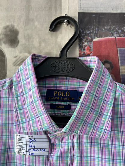 Ralph Lauren® Multicolor Check – (Chest: 20.5)