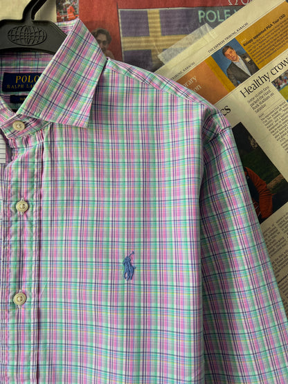 Ralph Lauren® Multicolor Check – (Chest: 20.5)