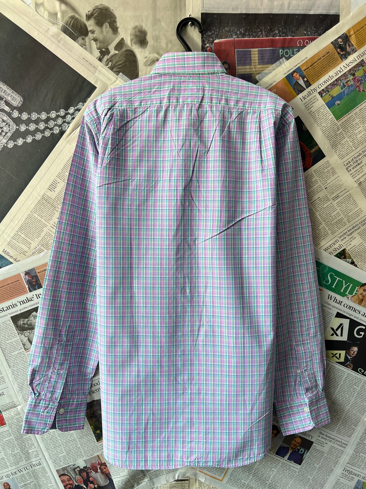 Ralph Lauren® Multicolor Check – (Chest: 20.5)