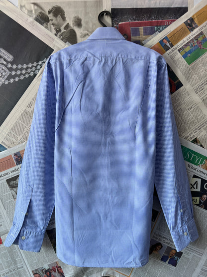 Ralph Lauren® Blue Pin Check – (Chest: 20)