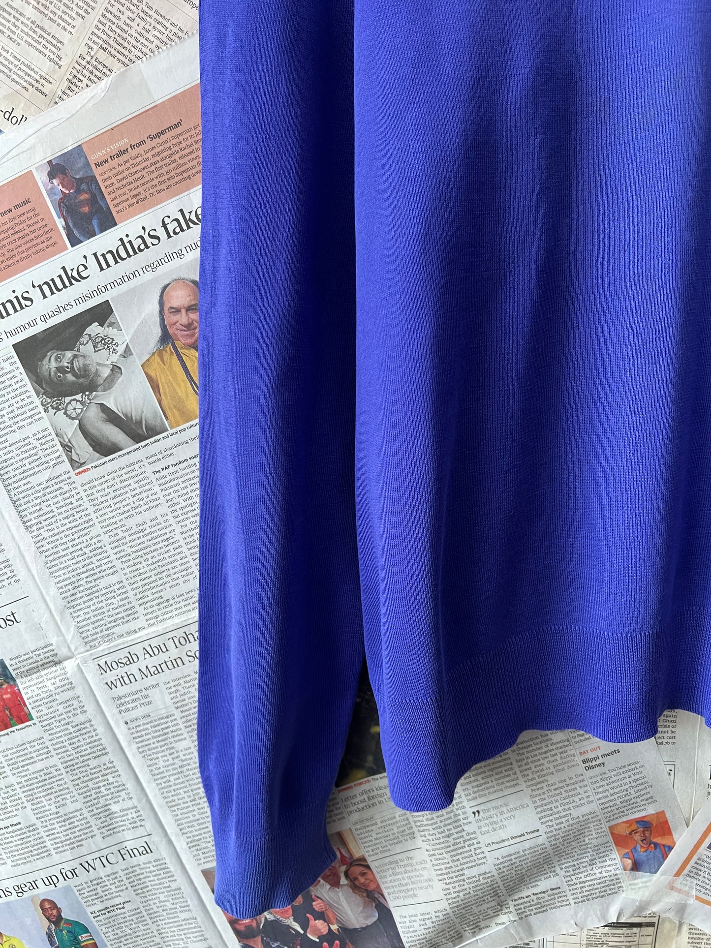 Ralph Lauren® Royal Blue | Chest 24 | Large | V-Neck Sweater | Pima Cotton