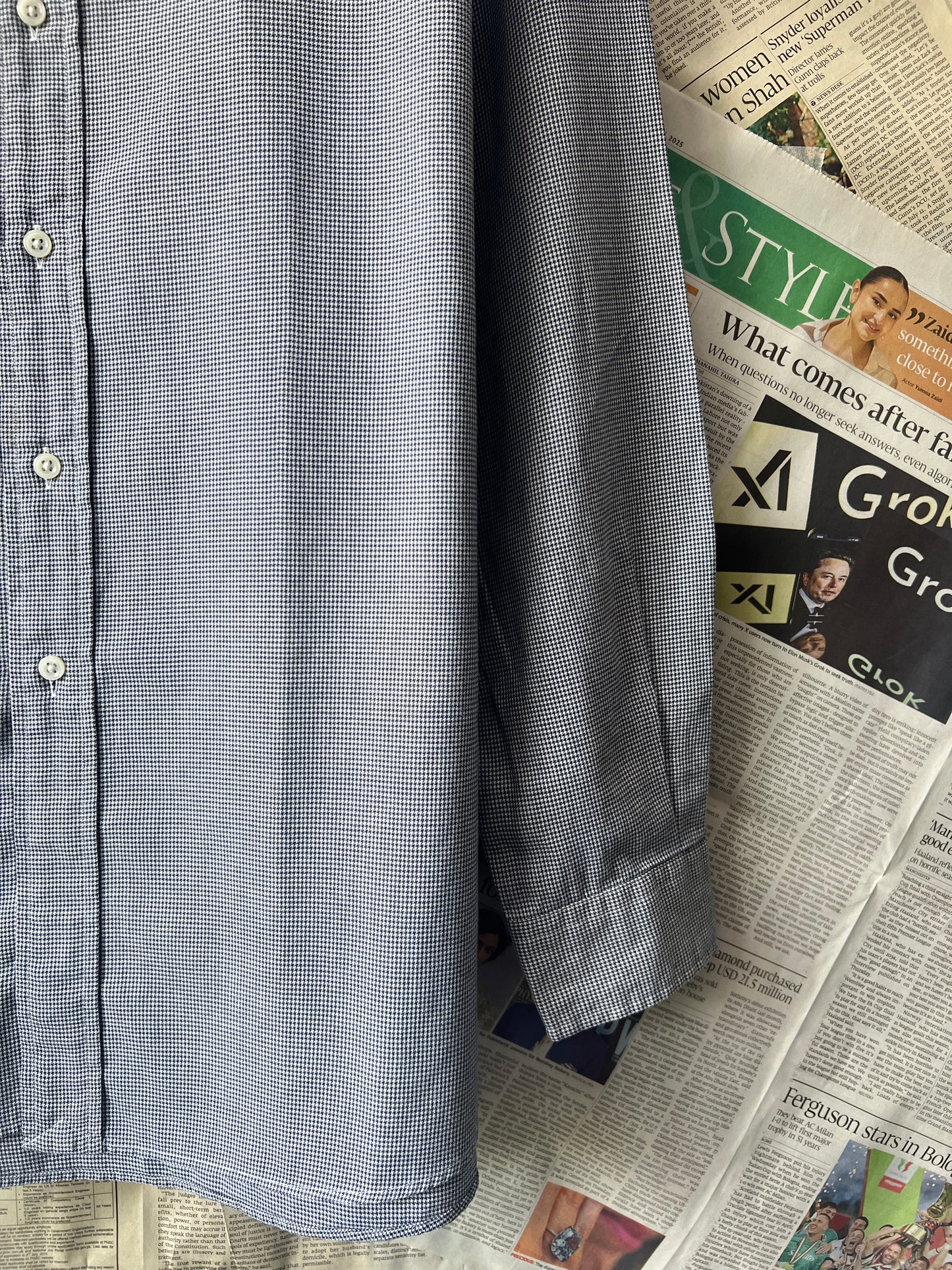 Ralph Lauren® Grey | Chest 26 | XL | Shirt | Cotton