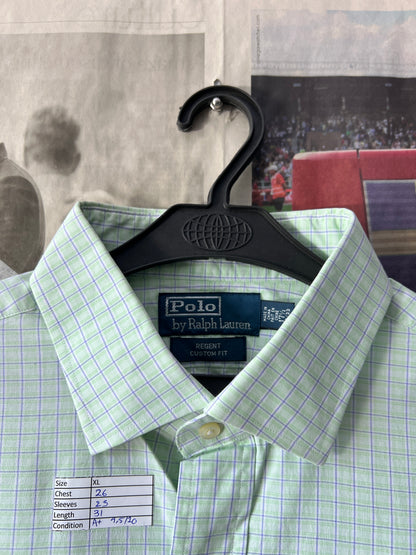 Ralph Lauren® Cucumber | Chest 26 | XL | Shirt | Cotton