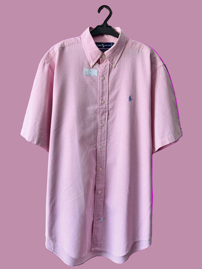 Ralph Lauren® Pink | Chest 26 | XL | Shirt | Cotton Seersucker