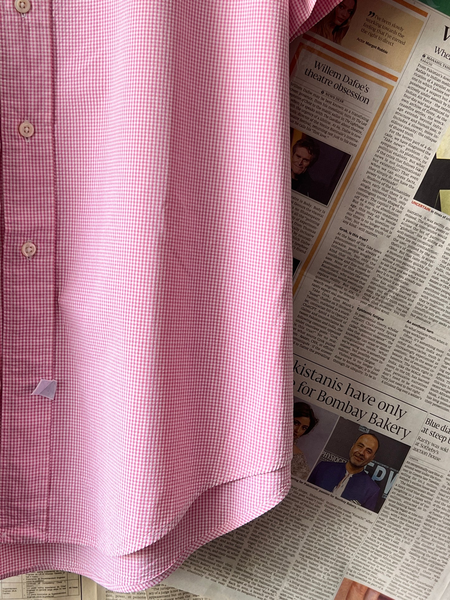 Ralph Lauren® Pink | Chest 26 | XL | Shirt | Cotton Seersucker