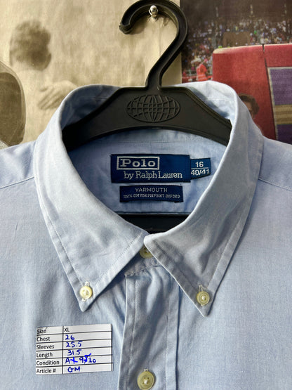 Ralph Lauren® Blue in Oxford | Chest 26 | XL | Shirt | Cotton