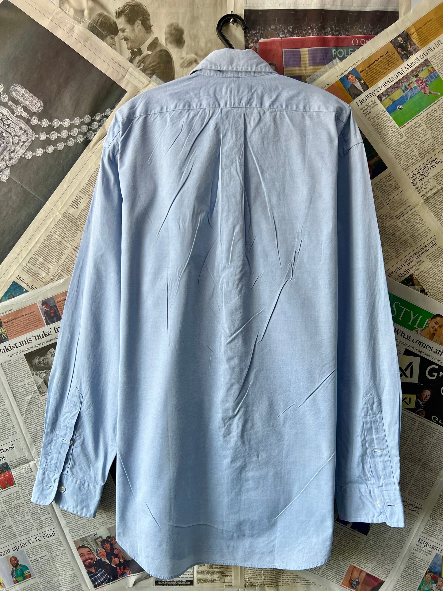 Ralph Lauren® Blue in Oxford | Chest 26 | XL | Shirt | Cotton