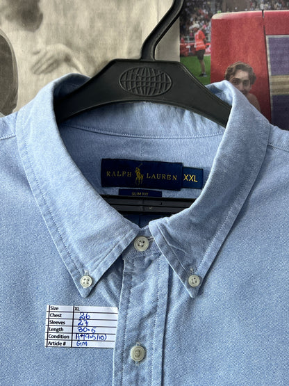 Ralph Lauren® Blue in Oxford | Chest 26 | XL | Shirt | Cotton