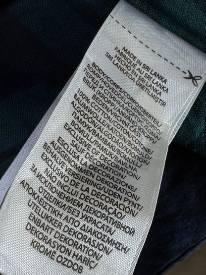 Ralph Lauren® Large | Chest 23.5 | Polo Ralph Lauren navy blue watch Tartan Embroidered | Oxford Cotton | 2020