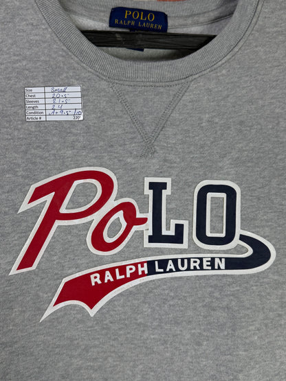 Ralph Lauren® Kids | Large | Chest: 20.5" | Grey | Sweat Shirt | Cotton-Poly | 2205