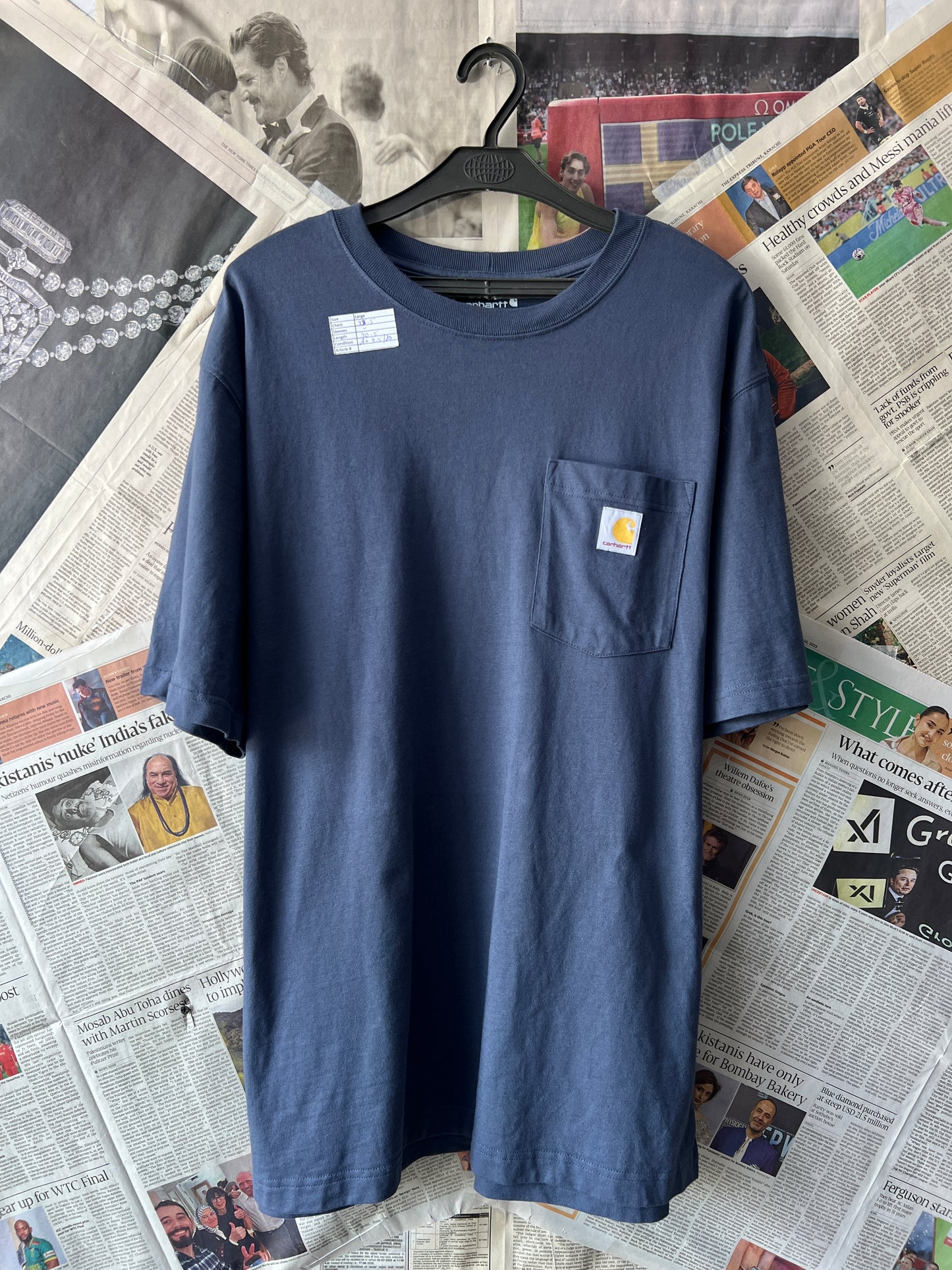 Carhartt® Blue | Chest 23.5 | Large | T-Shirt