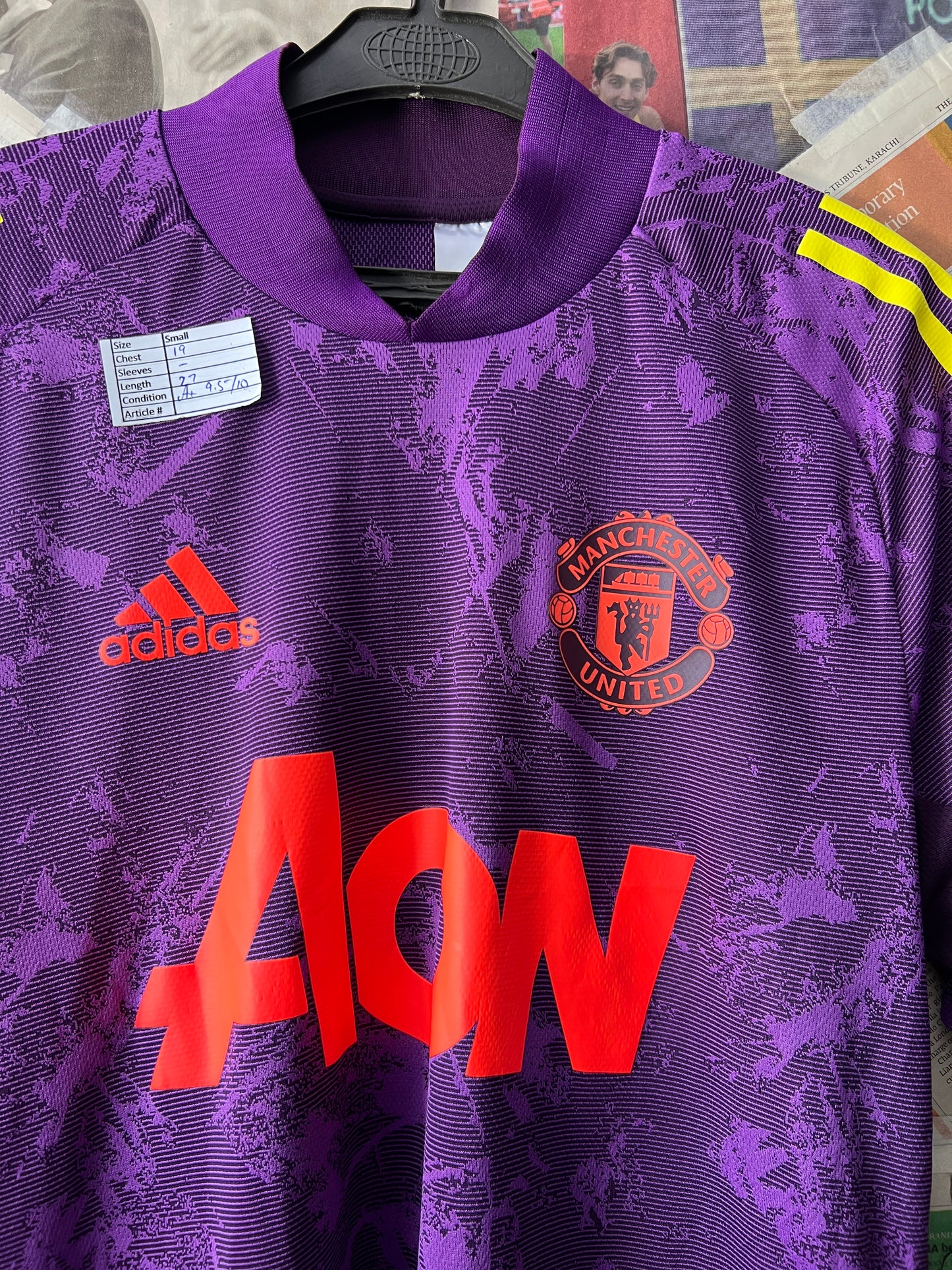 Manchester United Football Club ® Purple | Chest 19 | Small | T-Shirt