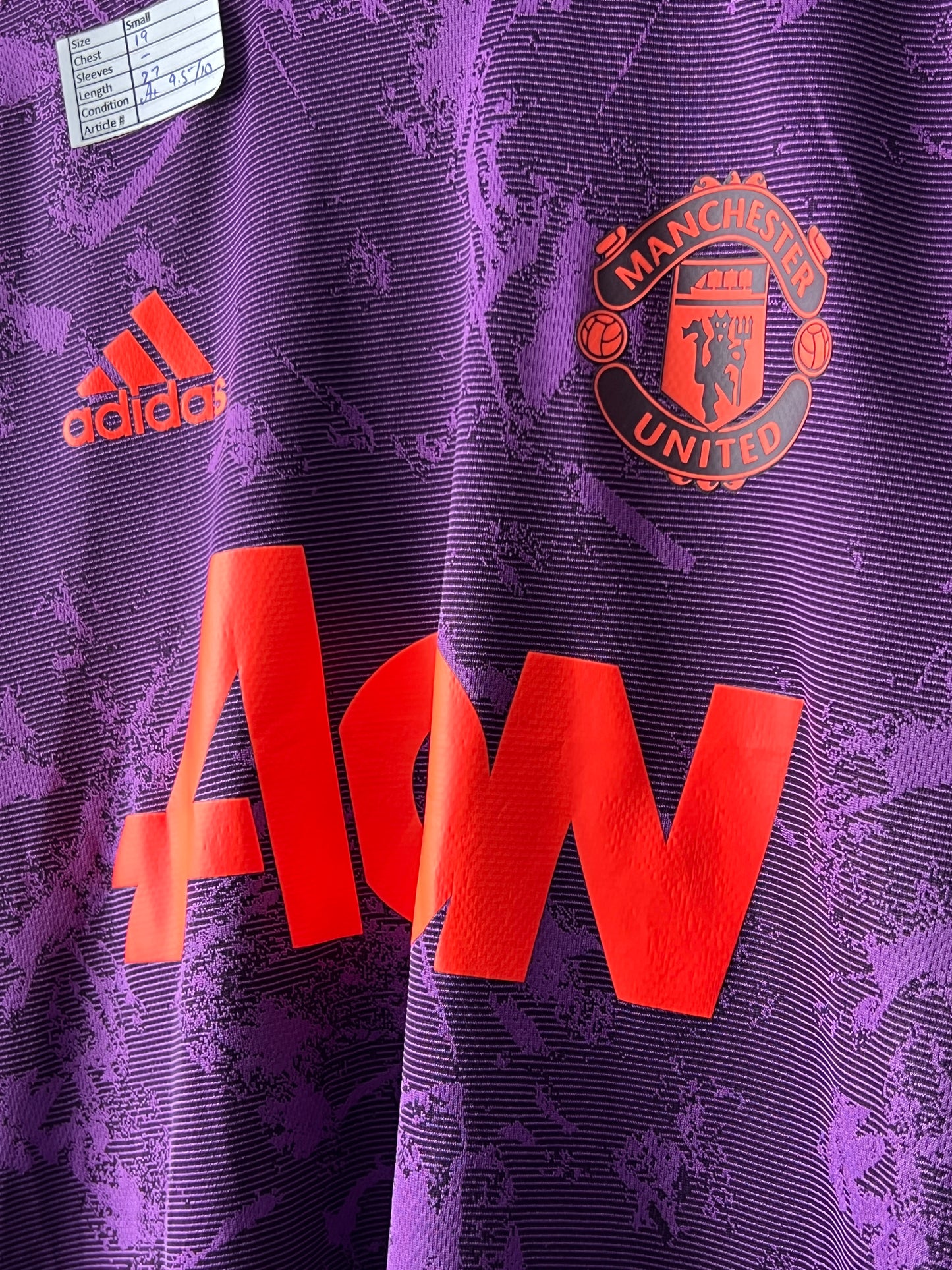 Manchester United Football Club ® Purple | Chest 19 | Small | T-Shirt