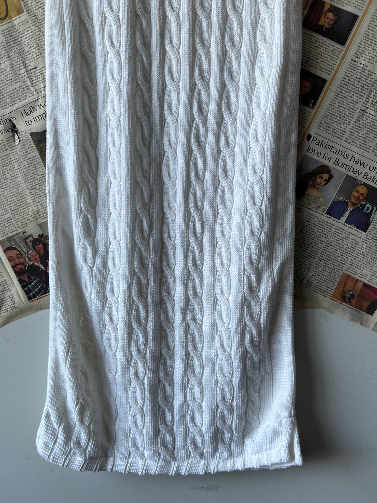 Women-Ralph Lauren® White | Bust 16.5" | Small | Dress | Cotton