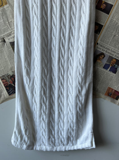 Women-Ralph Lauren® White | Bust 16.5" | Small | Dress | Cotton