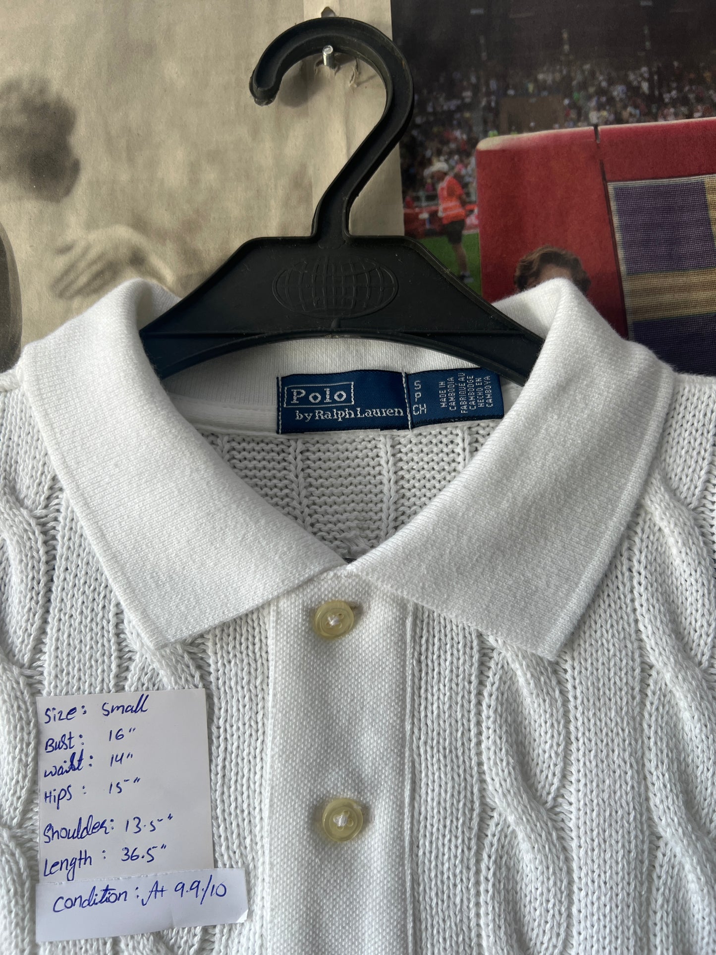 Women-Ralph Lauren® White | Bust 16" | Small | Dress | Cotton