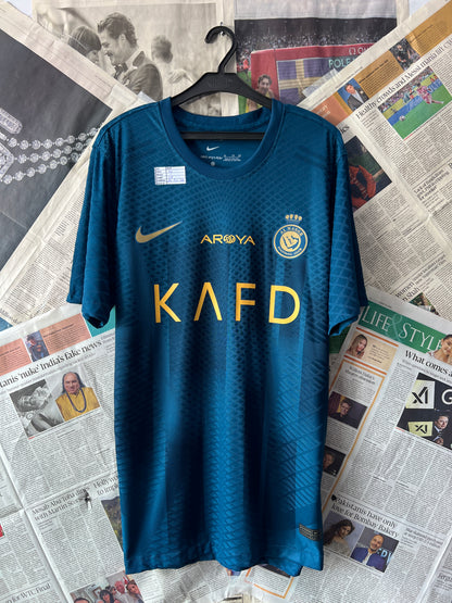 RONALDO AL NASR Football Club ® Blue | Chest 20.5 | Small | T-Shirt