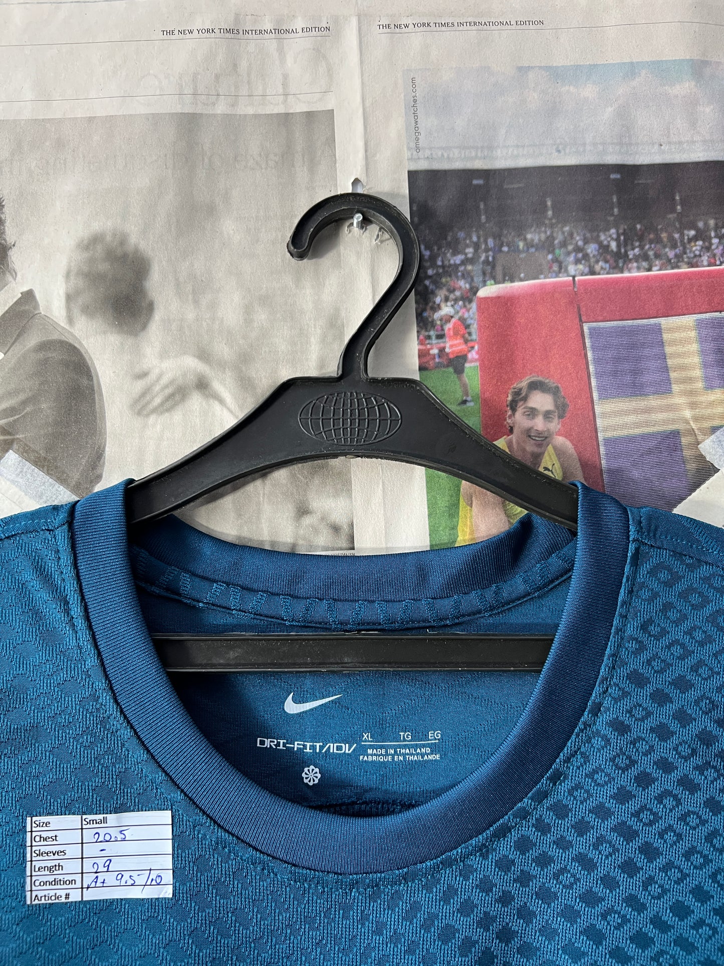 RONALDO AL NASR Football Club ® Blue | Chest 20.5 | Small | T-Shirt