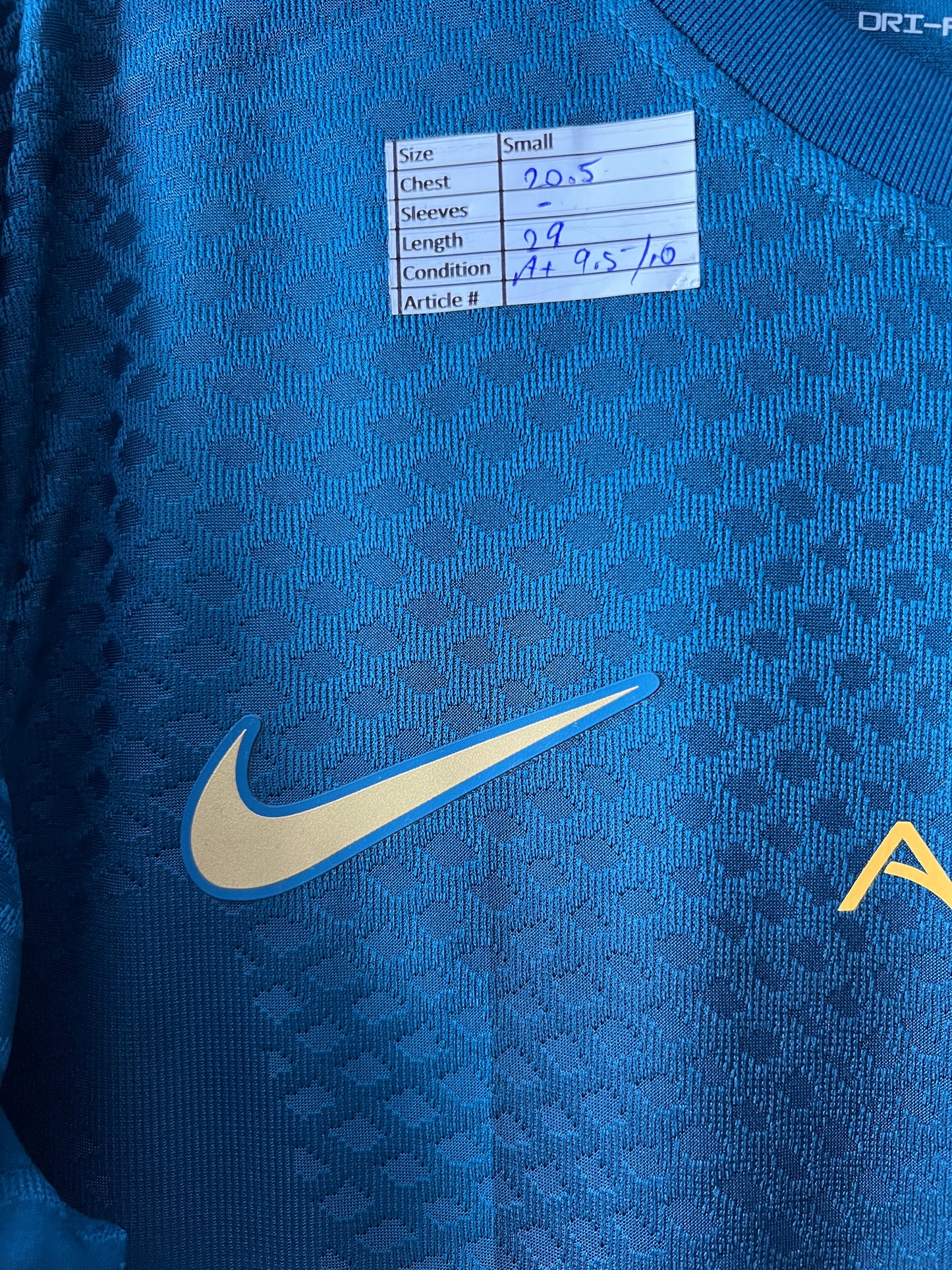 RONALDO AL NASR Football Club ® Blue | Chest 20.5 | Small | T-Shirt