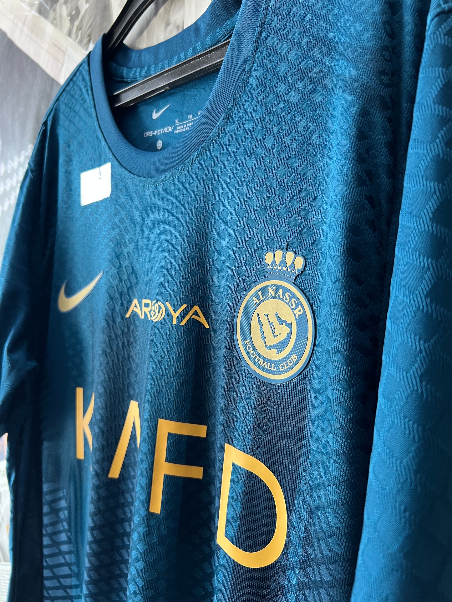 RONALDO AL NASR Football Club ® Blue | Chest 20.5 | Small | T-Shirt