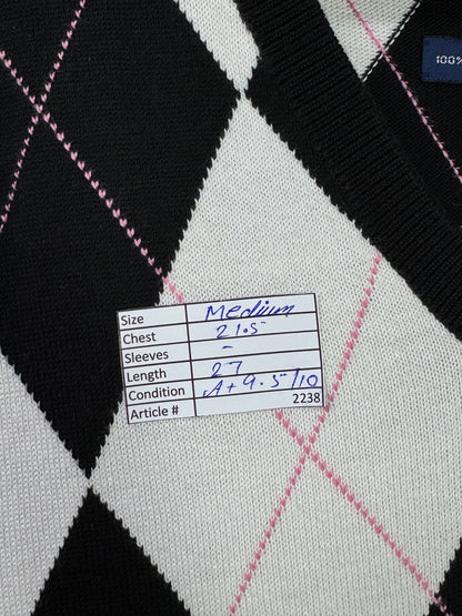 Ralph Lauren® Medium | Chest 21.5 | Sleeveless Sweater | Cotton | 2238