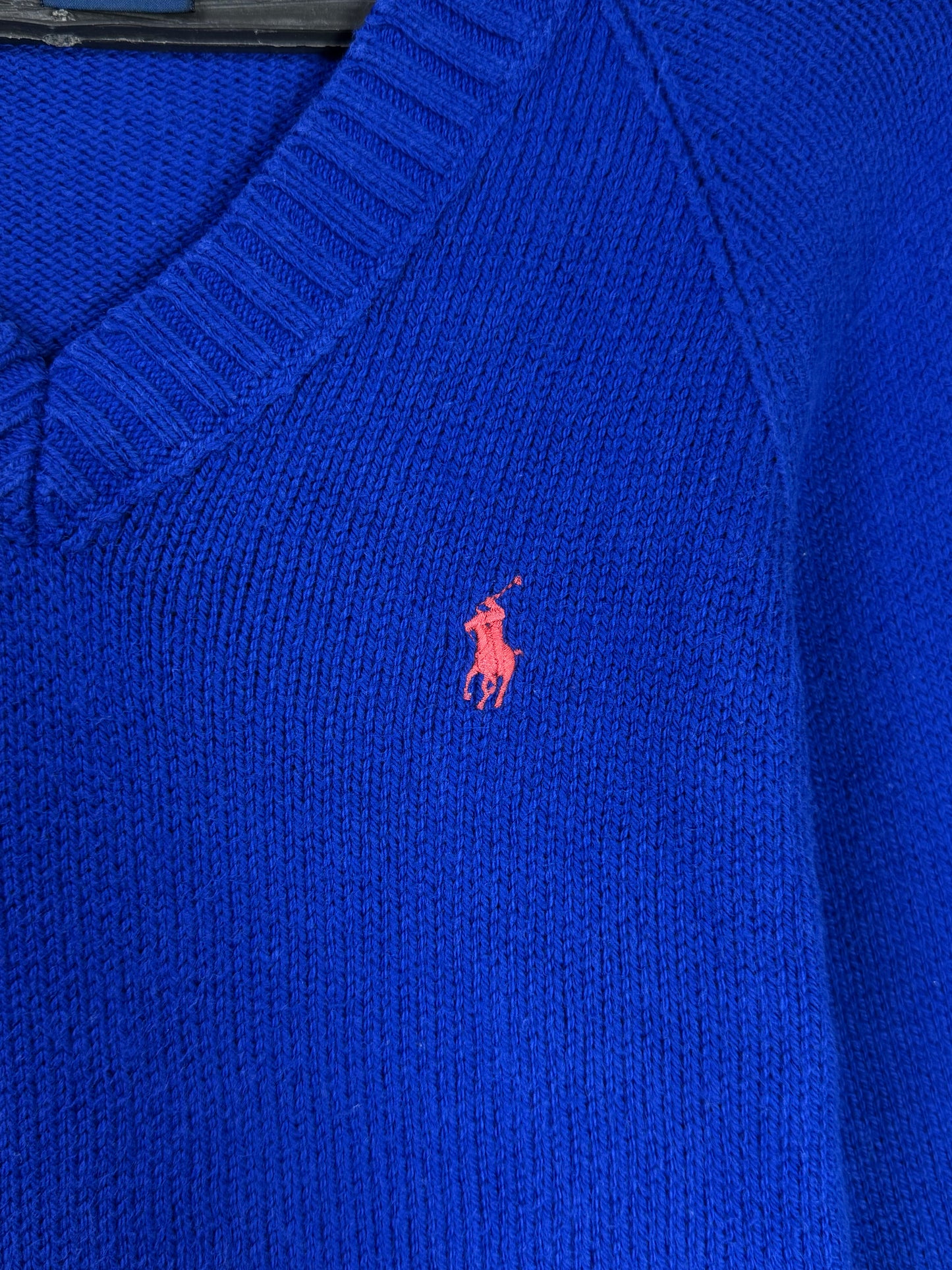 Women-Ralph Lauren® S | Bust 17.5" | Royal Blue | Knit Sweater | Cotton | 2223