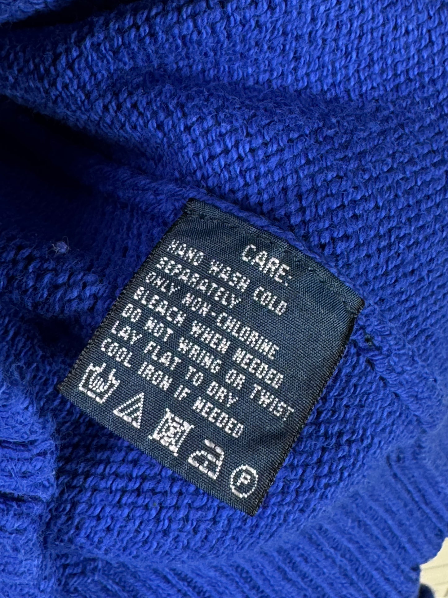 Women-Ralph Lauren® S | Bust 17.5" | Royal Blue | Knit Sweater | Cotton | 2223