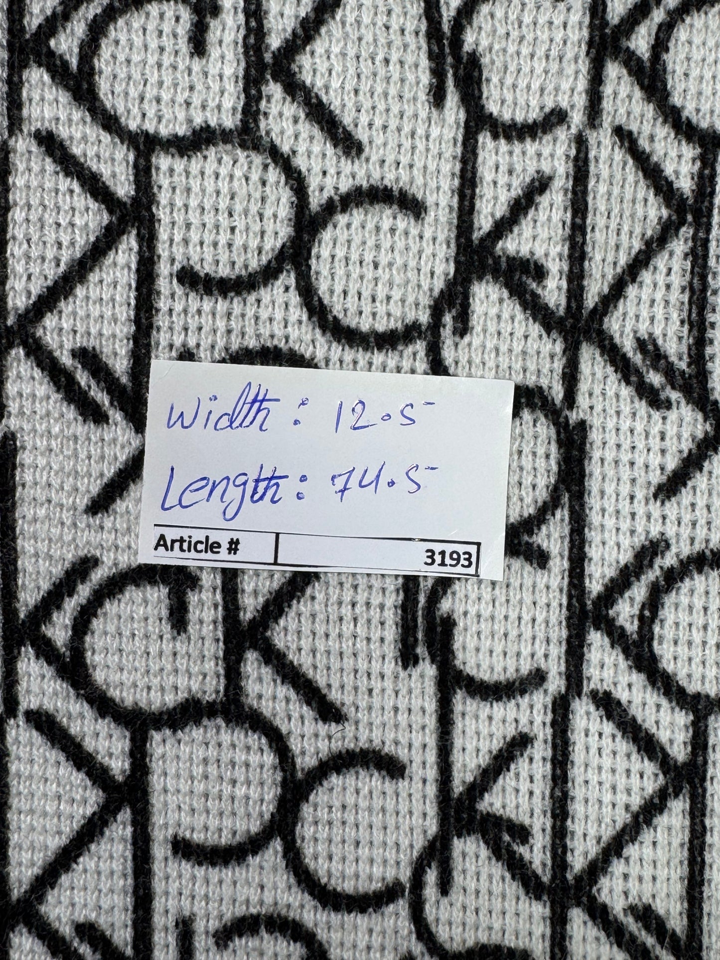 C*lvin Klein® Length: 74.5" | White | Muffler | 3193