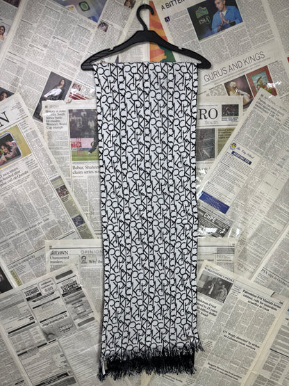 C*lvin Klein® Length: 74.5" | White | Muffler | 3193