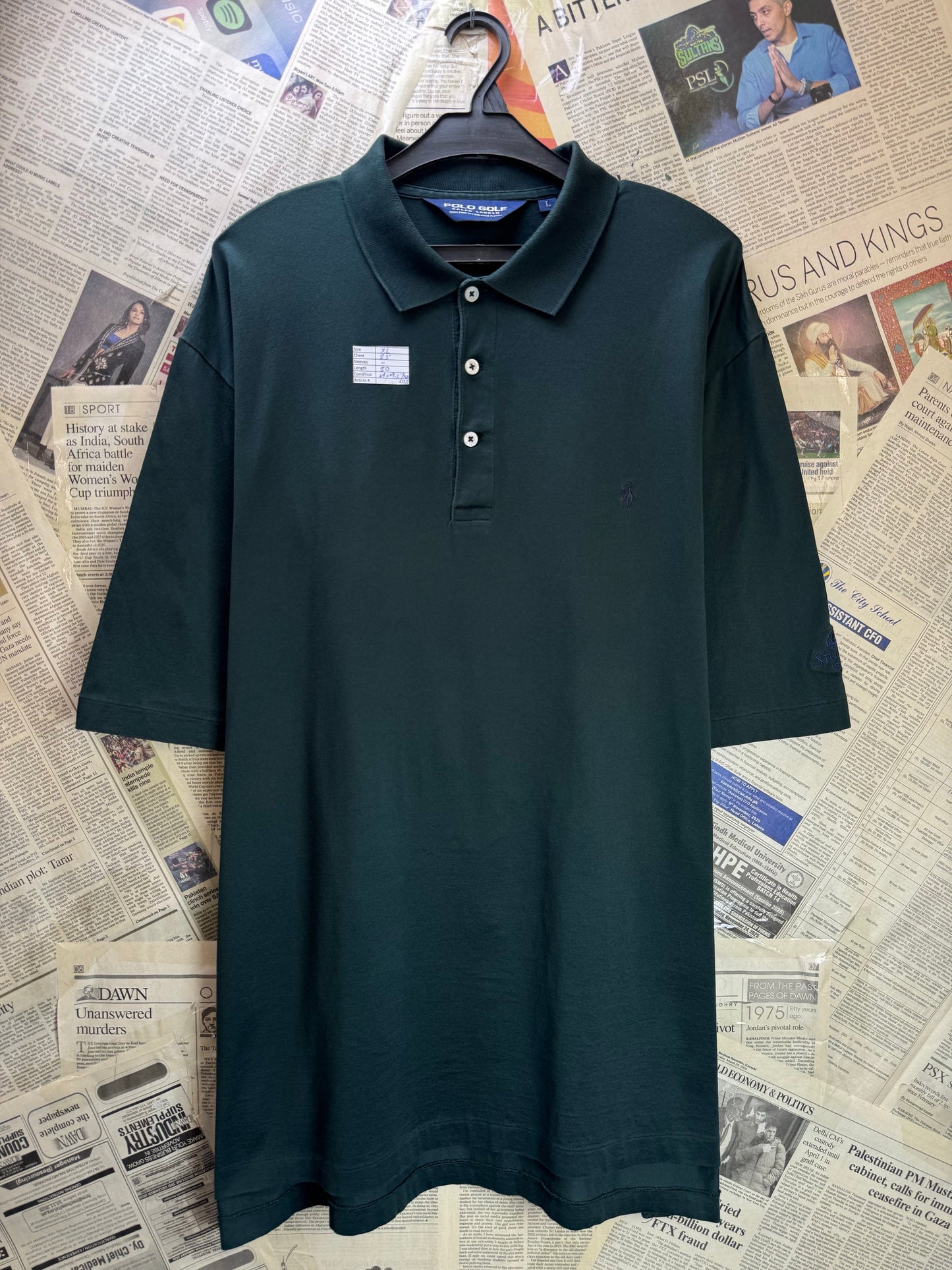 Ralph Lauren® XL | Chest 25" | Forest Green | Polo | Pima Cotton | 4310