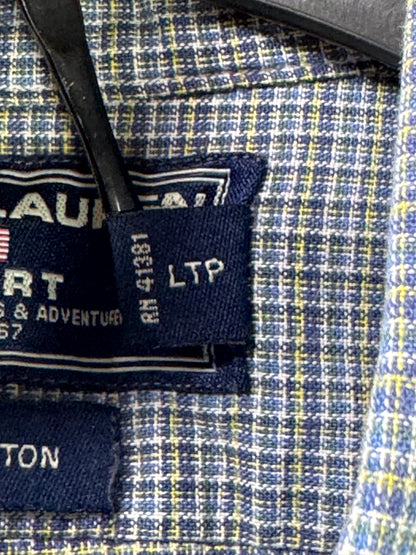 Ralph Lauren® XXL | Chest 27 | Gingham Pattern | Shirt | Cotton | 3579