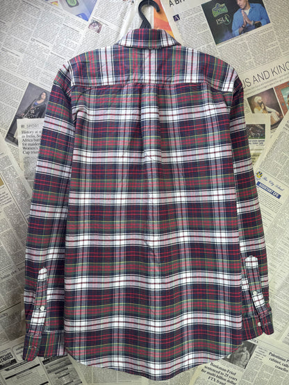 Ralph Lauren® Large | Chest 24 | Plaid Check | Oxford Shirt | Cotton | 3376
