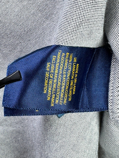 Ralph Lauren® Small | Chest 19" | Gray | Oxford Shirt | Cotton | 3575