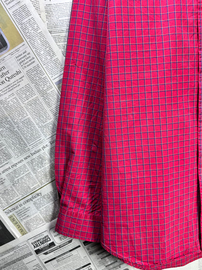 Ralph Lauren® XXXL | Chest 29 | Red with Box Check | Shirt | Cotton | 3377