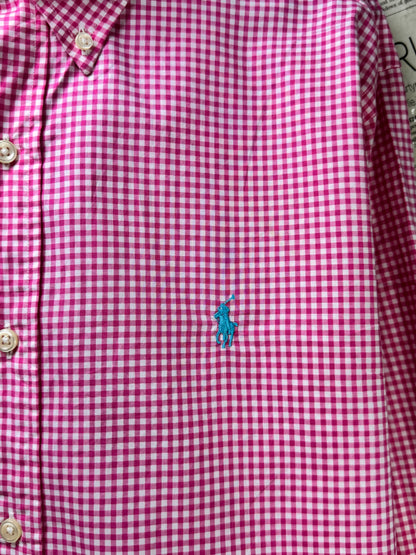 Ralph Lauren® Large | Chest 23.5 | Pink & white check | Shirt | Cotton | 3570