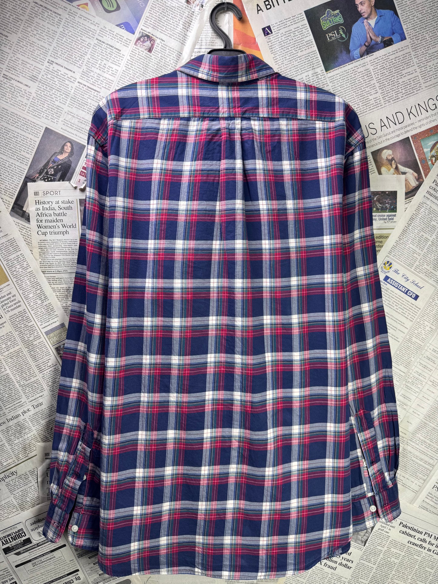 Ralph Lauren® XL | Chest 25.5" | Plaid Check | Oxford Shirt | Cotton | 3580