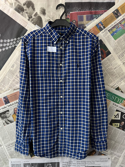 Ralph Lauren® Blue Check | Chest 20.5 | Kids | Shirt | Cotton