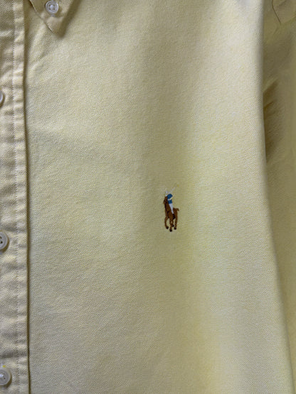 Ralph Lauren® Medium | Chest 22.5" | Canary Yellow | Oxford Shirt | Cotton | 3389