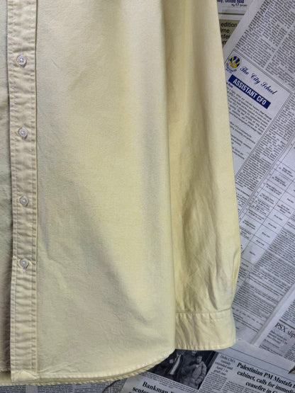 Ralph Lauren® Medium | Chest 22.5" | Canary Yellow | Oxford Shirt | Cotton | 3389
