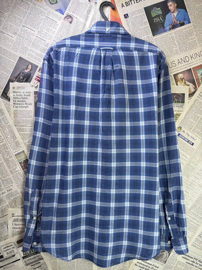 Ralph Lauren® Medium | Chest 21.5" | Blue Tartan check | Shirt | Cotton | 3205
