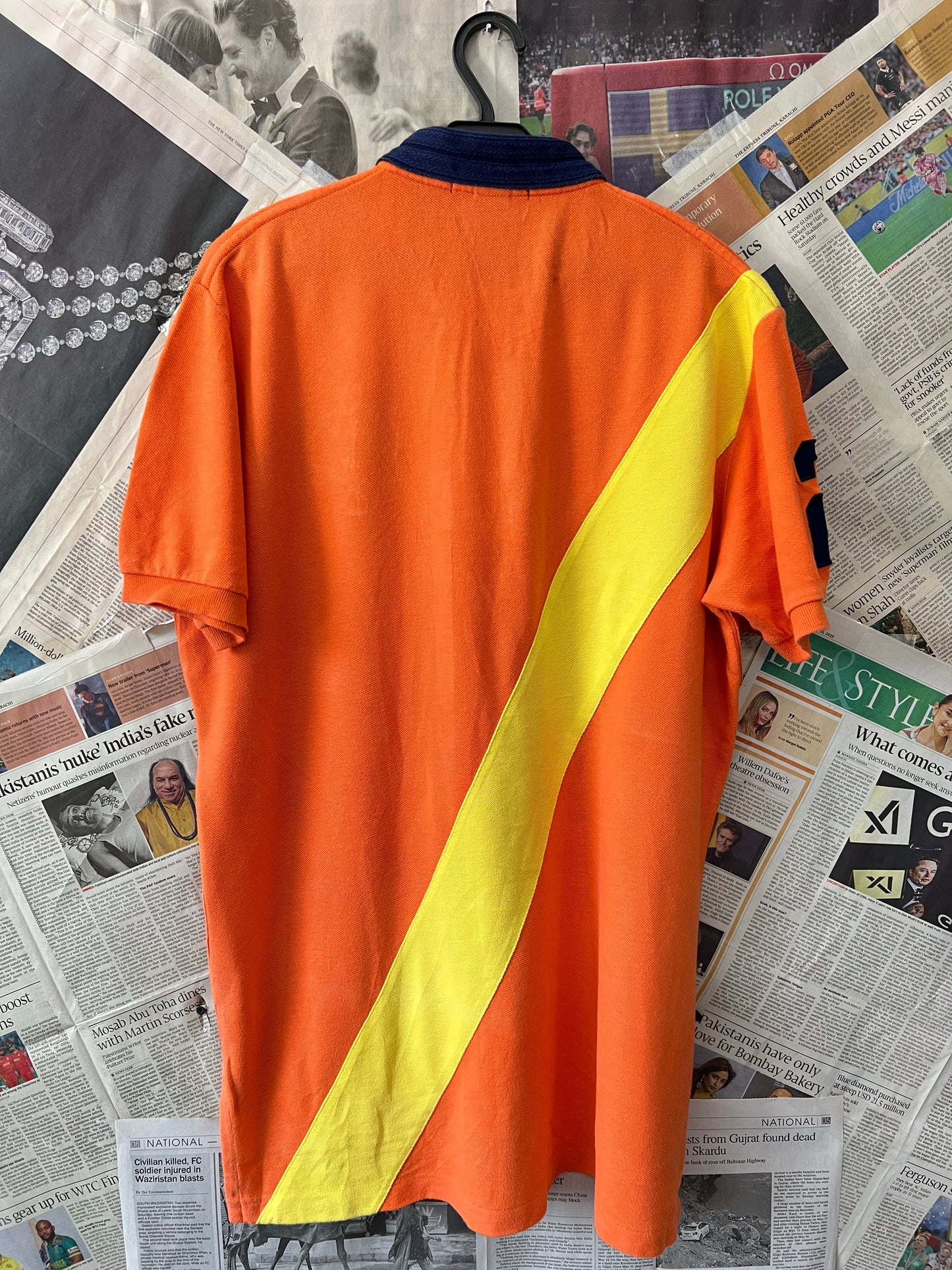 Ralph Lauren® Large | Chest 23 | Orange | Polo | Cotton